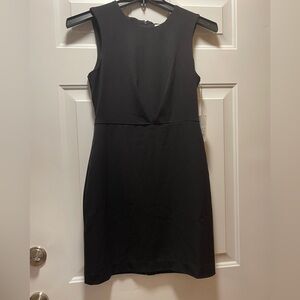NWT A New Day Women’s Dress 4 Black Sheath Lines Polyester Blend Machine Wash